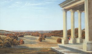 Dale Park, Arundel, Sussex (kalem ve sulu boya) by Joseph Mallord William Turner