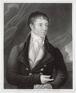 Igishushanyo cya Charles Brockden Brown (1771-1810), cyanditswe na John B. Forrest (1814-70) (gushushanya) by William (after) Dunlap