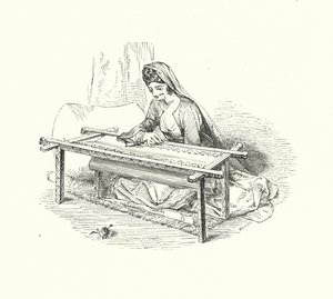Bayan nakış (gravür) by William (after) Harvey