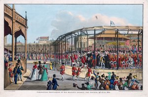 George IV'ün (1762-1830) taç giyme töreni alayı, St James' Park, Londra