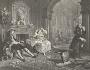 Evlilik a la Mode by William (after) Hogarth