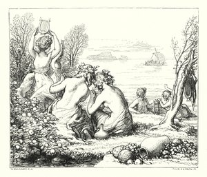 Deniz Perileri (gravür) by William (after) Mulready