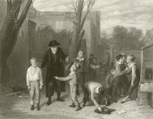 Kavga yarıda kesildi (gravür) by William (after) Mulready