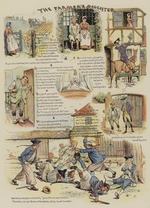 Çiftçinin Kızı (chromolitho)