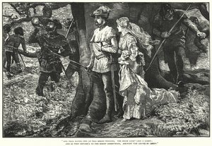 Robin Hood ve Allin A Dale (gravür)