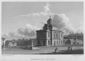 Darlington, Durham (gravür) by William (after) Westall