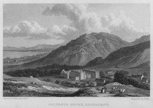 Holyrood House, Edinburgh (gravür) by William (after) Westall