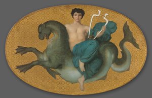 Deniz Atı Üzerinde Arion, 1855. by William Adolphe Bouguereau