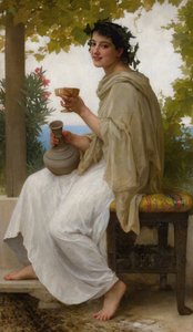Bacchante by William Adolphe Bouguereau