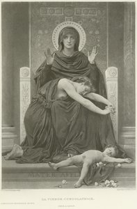 Teselli Bakire (gravür) by William Adolphe Bouguereau