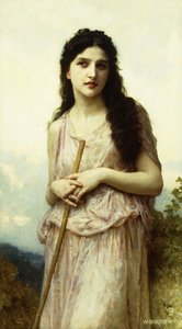 Meditasyon, 1902 by William Adolphe Bouguereau