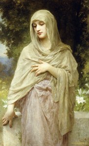 Meditasyon, 1902 by William Adolphe Bouguereau