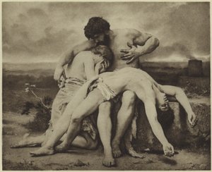 İlk Yas (fotogravür) by William Adolphe Bouguereau