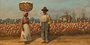 Cotton Pickers, c.1890 (akademi panosundaki yağ)