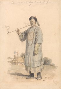 Mahkeme Kıyafeti İçinde Bir Mandarin by William Alexander