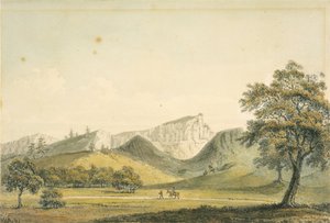 Monterrey nehri yakınında olağanüstü bir dağ by William Alexander