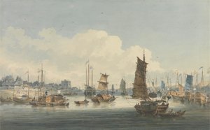 Tientsin Şehri Yakınlarından Görünüm by William Alexander