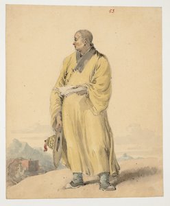 WD 961 f.53, Bir Lama#39;nın Portresi veya Bonze by William Alexander