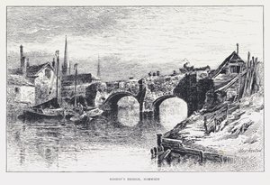 Piskopos Köprüsü, Norwich (gravür)