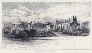 Kale, Piskopos Auckland (gravür) by William Alexander Ansted