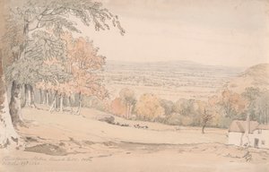 Stokenchurch Hill, Buckinghamshire'dan görünüm