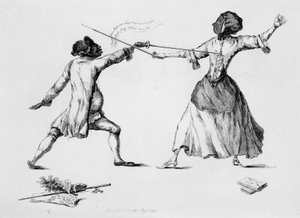 Queensberry ve Soubise Düşesi, 1773 by William Austin