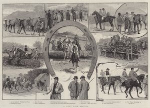 Bir Av Yarışı Toplantısı by William Barnes Wollen