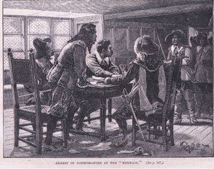 Deniz Kızı AD 1658 de komplocuların tutuklanması by William Barnes Wollen
