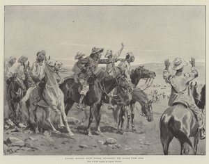 Kafirler, Ellerinde Yedek Atlar, Savaşa Uzaktan Tanıklık Ederler by William Barnes Wollen