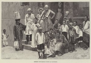Zanzibar'daki Misyon Evinin Dışında by William Barnes Wollen