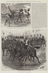 Tarım Salonunda Kraliyet Askeri Turnuvası by William Barnes Wollen