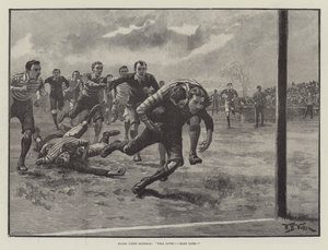 Rugby Birliği Futbolu, İyi Kaydedildi! Sert Hatlar! by William Barnes Wollen