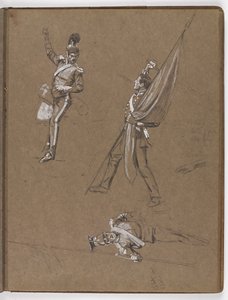 Yağlı boya çalışmaları, ?Bayrak: Albuhera, 16 Mayıs 1811? by William Barnes Wollen
