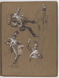 Yağlı boya çalışmaları, ?Bayrak: Albuhera, 16 Mayıs 1811? by William Barnes Wollen