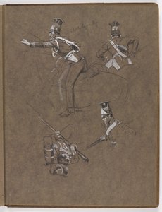 Yağlı boya çalışmaları, ?Bayrak: Albuhera, 16 Mayıs 1811? by William Barnes Wollen