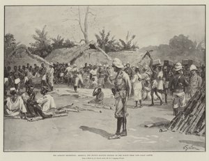 Ashanti Seferi, Akroful, Cape Coast Kalesi'nden Mart'taki İkinci Durdurma İstasyonu by William Barnes Wollen