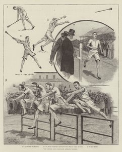 Oxford ve Cambridge Atletik Sporları by William Barnes Wollen