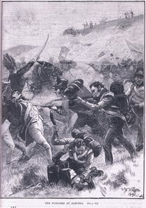 Albuera'daki fusiliers by William Barnes Wollen