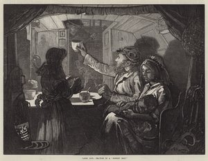 Kanal Yaşamı, Maymun Teknesinde Çay Saati by William Bazett Murray