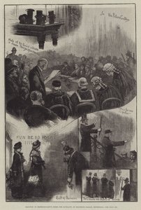 İskoçya için Temsilci Eşlerin Seçimi, Holyrood Sarayı, Edinburgh by William Bazett Murray