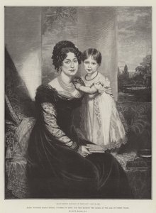 SAİK Victoria Maria Louisa, Kent Düşesi ve Majesteleri Kraliçe Üç Yaşında by William Beechey