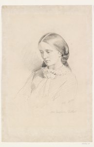Josephine Butler, Erken Feminist Kampanyacı, 1856 by William Bell Scott