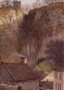 Peveril Kalesi, Peak Cavern Gorge, Castleton