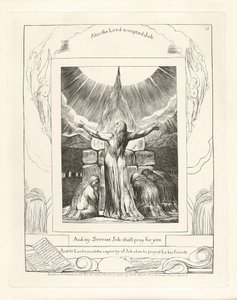 Ve hizmetçim İşim senin için dua edecek, 1825 by William Blake