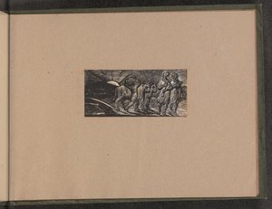 Saban ve Öküzle Sevinçle Dönen Çocuk, 1821. by William Blake