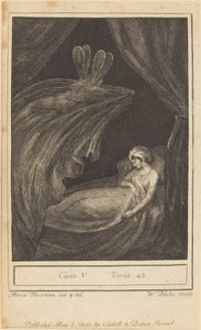 Kanto V, Ayet 43, 1803. by William Blake
