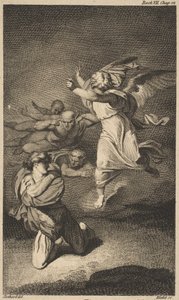 Clarences Dream Shakespeare, Richard III, Perde 1, Sahne 4, 1774. by William Blake