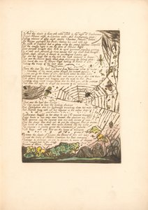 Avrupa. Bir Kehanet, Levha 14, Ve bulutlar ve ateşler. . . . (Bentley 15) by William Blake