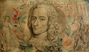 François Marie Arouet de Voltaire, yaklaşık 1800 (tuval üzerine tempera) by William Blake