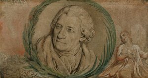 Friedrich Gottlieb Klopstock (tuval üzerine tempera) by William Blake